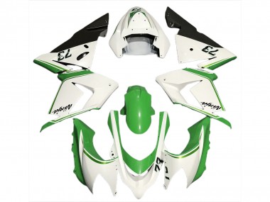 Comprare Carene Moto Kawasaki ZX10R 2004-2005 - Lucido Bianco Verde