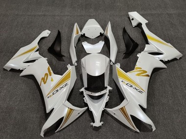 Comprare Carene Moto Kawasaki ZX10R 2008-2010 - Bianco Perla Oro