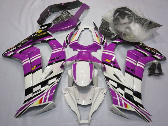 Comprare Carene Moto Kawasaki ZX10R 2011-2015 - Viola Nero Bianco Giallo