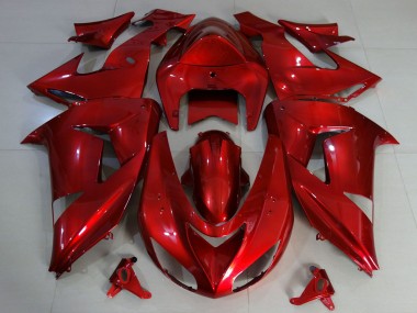 Comprare Carene Moto Kawasaki ZX10R 2006-2007 - Rosso Profondo