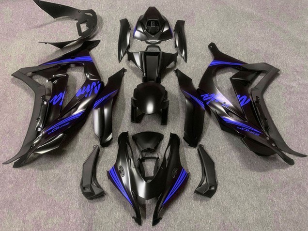 Comprare Carene Moto Kawasaki ZX10R 2016-2020 - Nero Opaco Blu Ninja