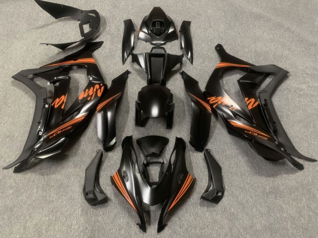 Comprare Carene Moto Kawasaki ZX10R 2016-2020 - Nero Opaco Arancia Ninja