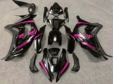 Comprare Carene Moto Kawasaki ZX10R 2016-2020 - Nero Opaco Rosa Ninja