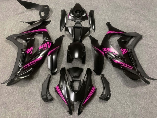 Comprare Carene Moto Kawasaki ZX10R 2016-2020 - Nero Opaco Rosa Ninja