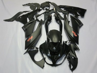 Comprare Carene Moto Kawasaki ZX6R 2009-2012 - Nero Opaco Nero Lucido Rosso Ninja