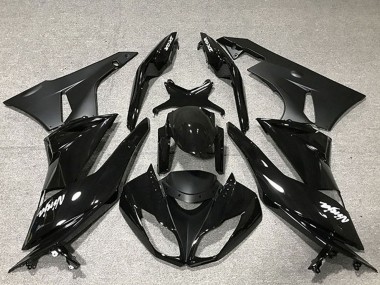 Comprare Carena Moto Kawasaki ZX6R 2009-2012 - Nero Lucido Nero Opaco