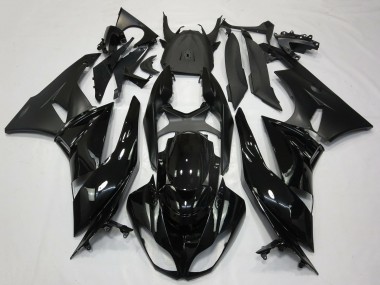 Comprare Carene Moto Kawasaki ZX6R 2009-2012 - Nero Lucido Nero Opaco