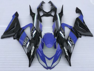 Comprare Carene Moto Kawasaki ZX6R 2013-2018 - Blu Nero Bianco