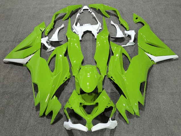 Comprare Carene Moto Kawasaki ZX6R 2019-2022 - Bianco Verde