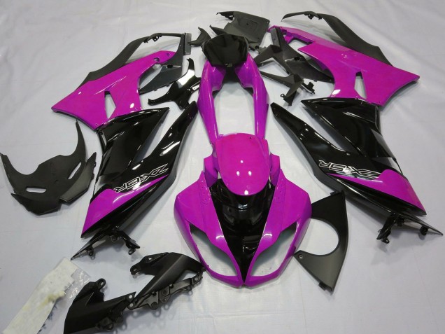 Comprare Carene Moto Kawasaki ZX6R 2009-2012 - Rosa Nero Lucido