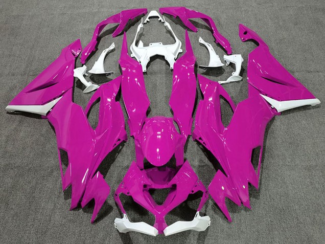 Comprare Carene Moto Kawasaki ZX6R 2019-2022 - Bianco Rosa