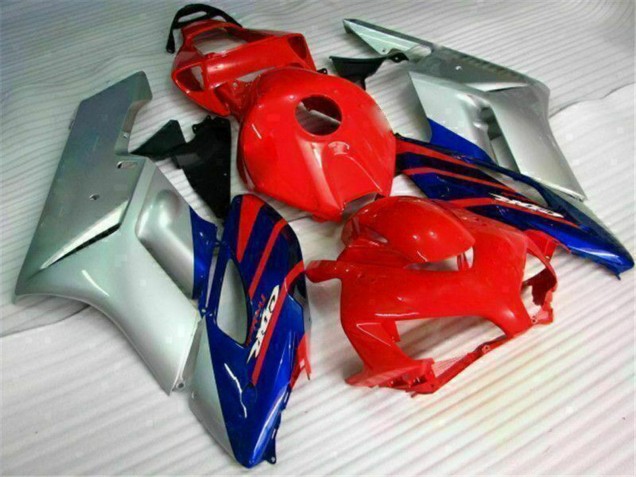 Comprare Carena Moto Honda CBR1000RR 2004-2005 - Argento Rosso Blu Nero Banda