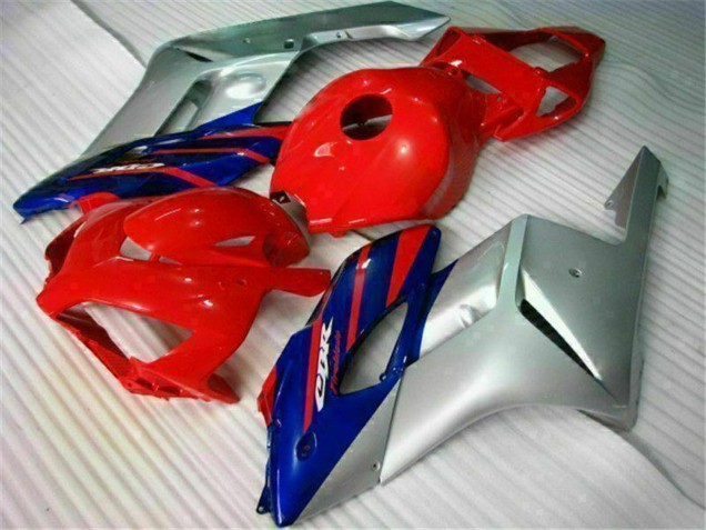 Comprare Carena Moto Honda CBR1000RR 2004-2005 - Argento Rosso Blu Nero Banda