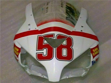 Comprare Carena Moto Honda CBR1000RR 2004-2005 - Bianco Rosso Giallo San Carlo 58