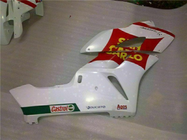 Comprare Carena Moto Honda CBR1000RR 2004-2005 - Bianco Rosso Giallo San Carlo 58