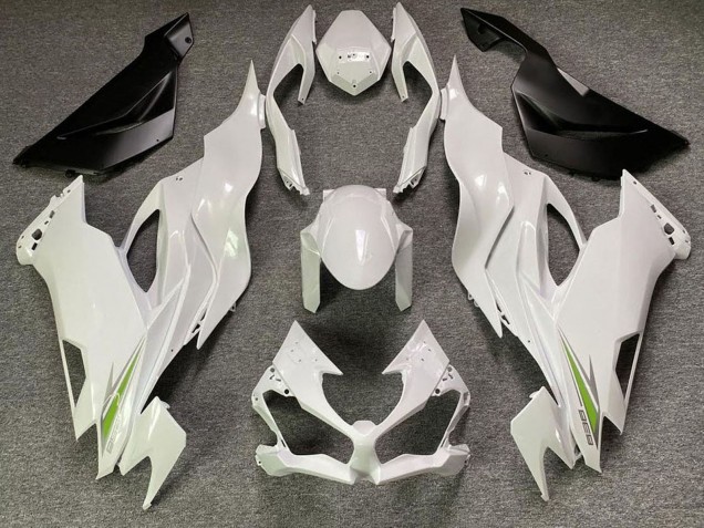 Comprare Carene Moto Kawasaki ZX6R 2019-2022 - Bianco Perla Verde
