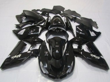 Comprare Carene Moto Kawasaki ZX14R 2006-2011 - Nero Lucido Bianco Ninja