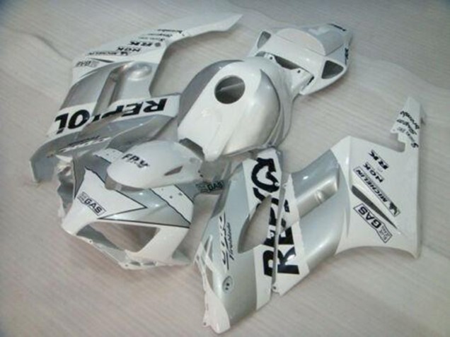 Comprare Carena Moto Honda CBR1000RR 2004-2005 - Bianco Argento Nero Repsol