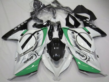 Comprare Carene Moto Kawasaki Ninja 300 2013-2024 - Lucido Bianco Verde Nero