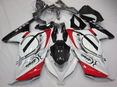 Comprare Carene Moto Kawasaki Ninja 300 2013-2024 - Lucido Bianco Rosso Nero