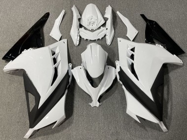Comprare Carene Moto Kawasaki Ninja 300 2013-2024 - Bianco Nero
