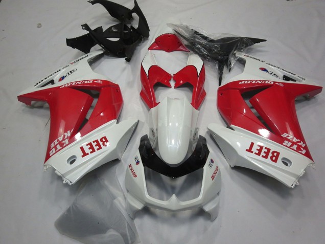 Comprare Carene Moto Kawasaki Ninja 250 2008-2012 - Bianco Rosso Beet