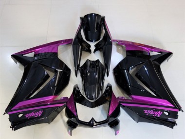 Comprare Carene Moto Kawasaki Ninja 250 2008-2012 - Nero Lucido Viola