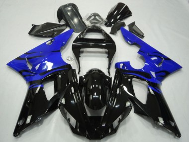 Comprare Carene Moto Yamaha R1 2000-2001 - Blu Nero Lucido Fiamma
