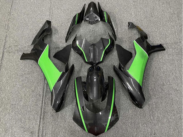 Comprare Carene Moto Yamaha R1 2015-2019 - Fibra di Carbonio Verde