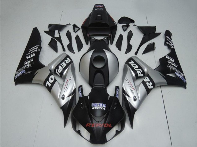 Comprare Carena Moto Honda CBR1000RR 2004-2005 - Argento Nero Lucido Repsol