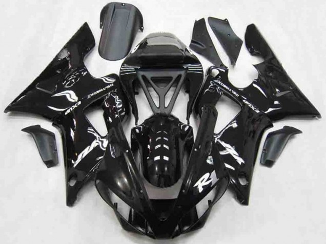Comprare Carene Moto Yamaha R1 2000-2001 - Nero Lucido Bianco