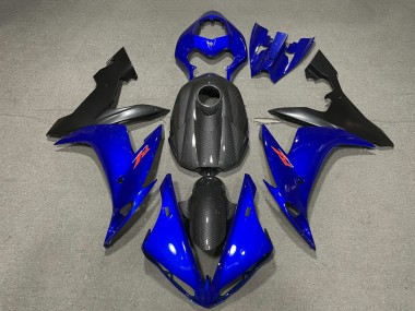 Comprare Carene Moto Yamaha R1 2004-2006 - Fibra di Carbonio Stile Blu