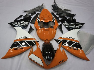 Comprare Carene Moto Yamaha R1 2012-2014 - Arancia Bianco Nero Lucido