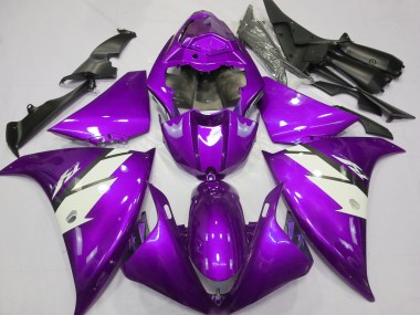 Comprare Carene Moto Yamaha R1 2012-2014 - Viola Bianco