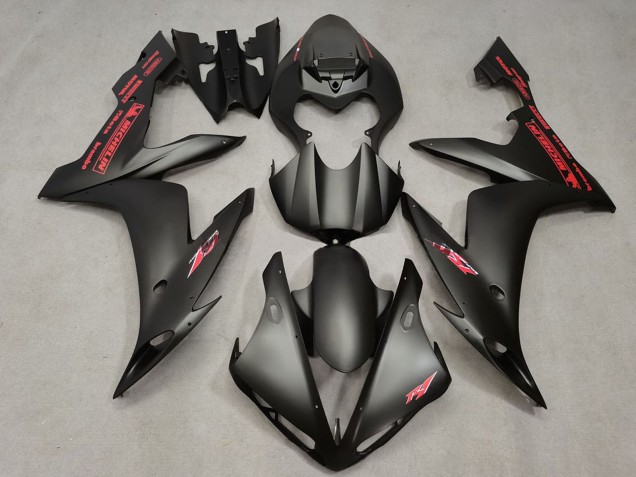 Comprare Carene Moto Yamaha R1 2004-2006 - Nero Opaco Rosso