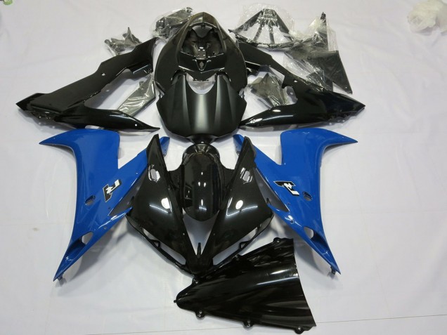 Comprare Carene Moto Yamaha R1 2004-2006 - Nero Lucido Nero Opaco Blu