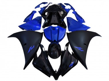 Comprare Carene Moto Yamaha R1 2012-2014 - Nero Lucido Nero Opaco Blu