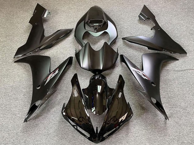 Comprare Carene Moto Yamaha R1 2004-2006 - Nero Lucido Nero Opaco