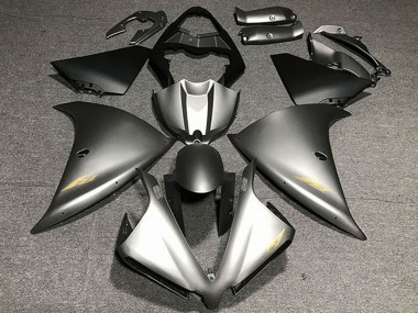 Comprare Carene Moto Yamaha R1 2012-2014 - Grigio Opaco Oro Decals