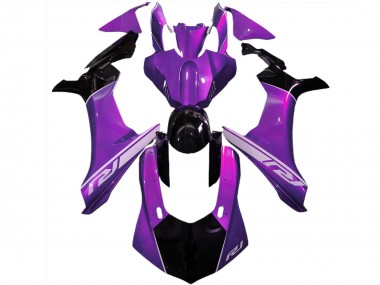 Comprare Carene Moto Yamaha R1 2015-2019 - Viola Nero Lucido Argento