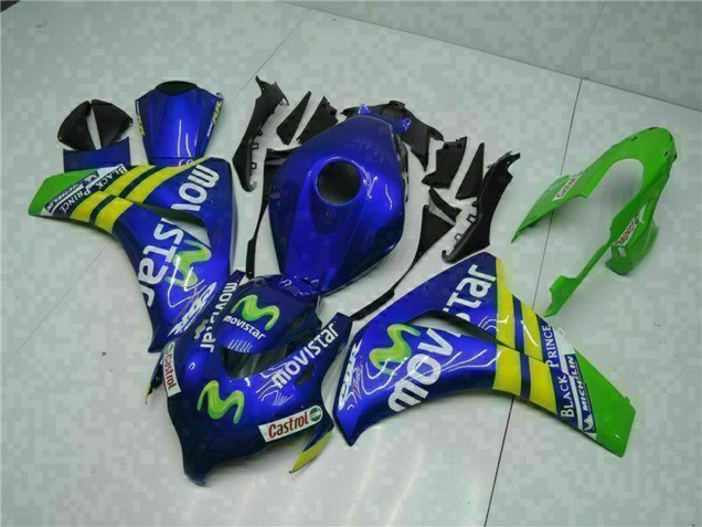 Comprare Carena Moto Honda CBR1000RR 2008-2011 - Blu Giallo Verde MoviStar Castrol