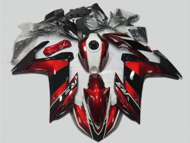 Comprare Kit Carena Moto Yamaha R3 2015-2018 - Rosso Bianco Nero Lucido