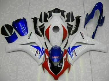 Comprare Kit Carena Moto ABS Honda CBR1000RR 2008-2011 - Bianco Rosso Blu HRC