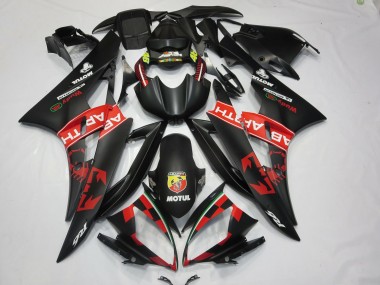 Comprare Carene Moto Yamaha R6 2006-2007 - Nero Opaco Rosso Abarth Motul Michelin