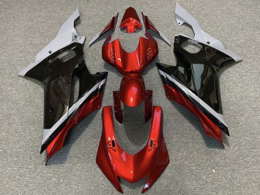 Comprare Carene Moto Yamaha R6 2017-2023 - Grigio Rosso Nero Lucido