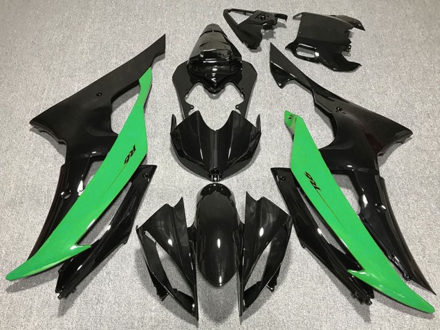 Comprare Carena Moto Yamaha R6 2008-2016 - Verde Nero Lucido