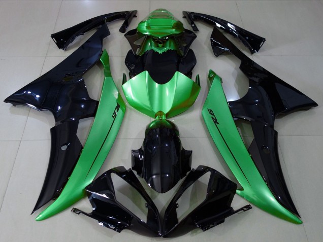 Comprare Carene Moto Yamaha R6 2008-2016 - Verde Nero Lucido