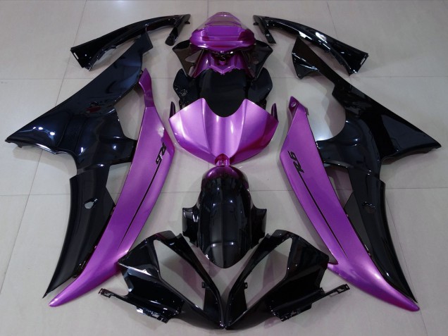 Comprare Carene Moto Yamaha R6 2008-2016 - Viola Nero Lucido