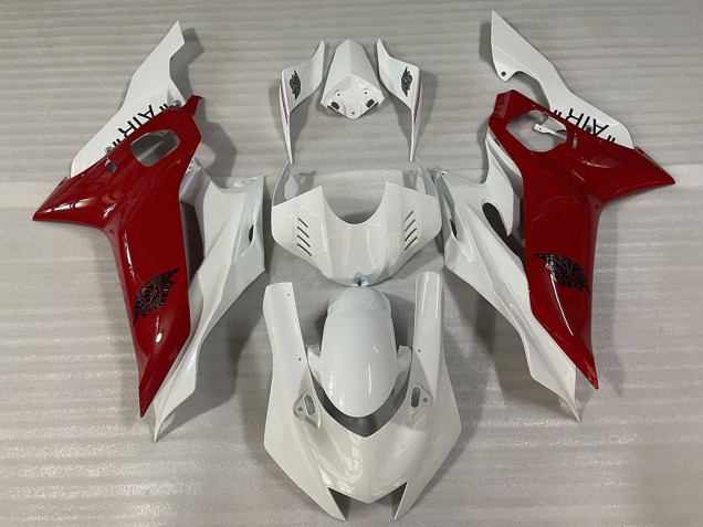 Comprare Carene Moto Yamaha R6 2017-2023 - Bianco Rosso Bordeaux