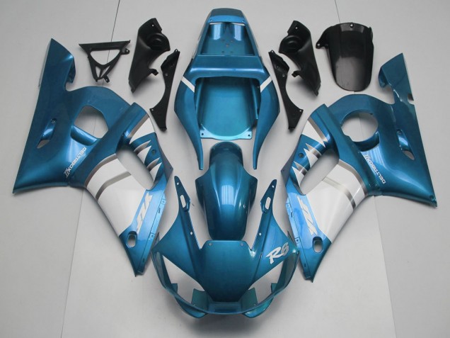 Comprare Carene Moto Yamaha R6 1998-2002 - Blu Bianco Argento